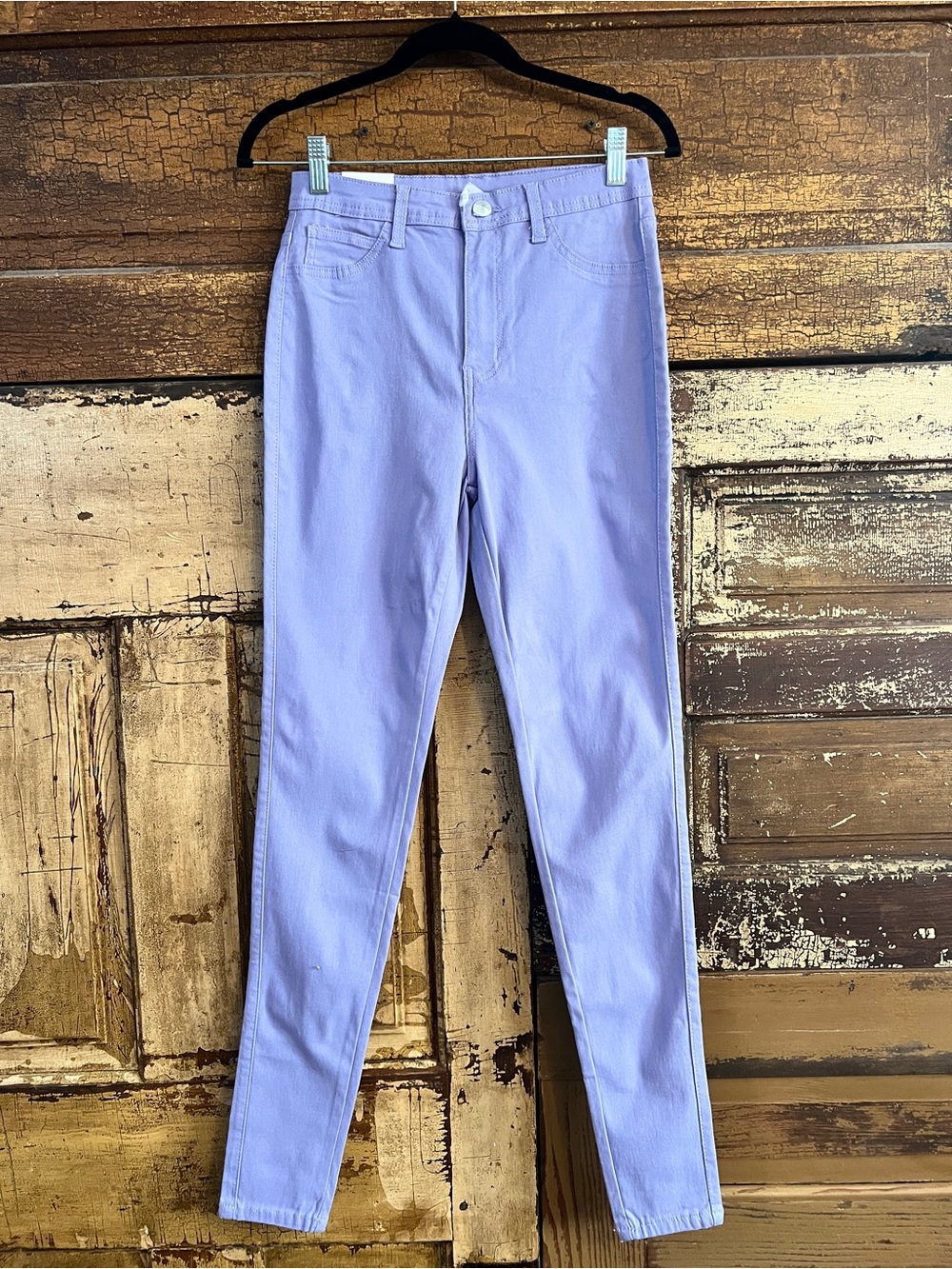 NWT Lavender High Waist Skinny Jeans | Pastel Stretch Denim